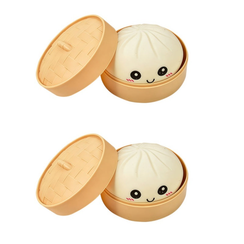 🎁Süßes Knödel-Quetschspielzeug mit Dampfgarer