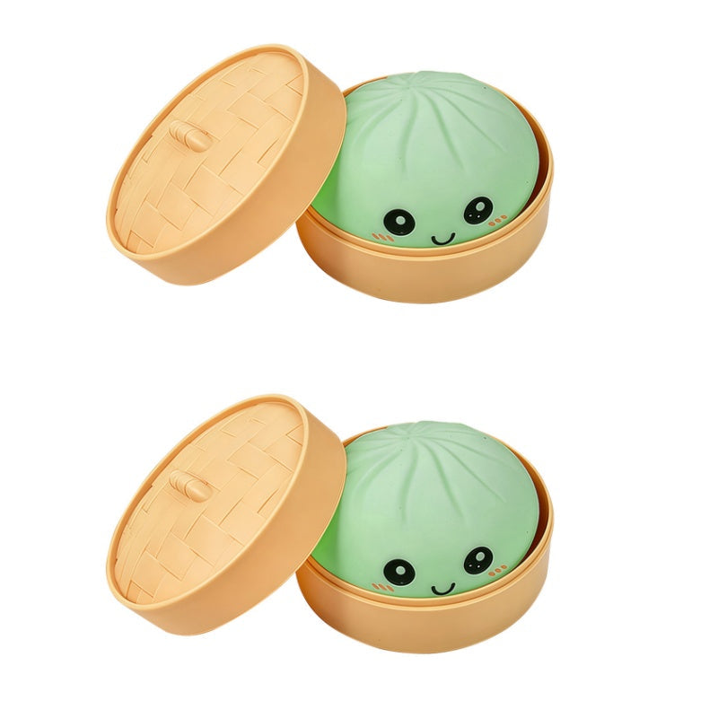 🎁Süßes Knödel-Quetschspielzeug mit Dampfgarer