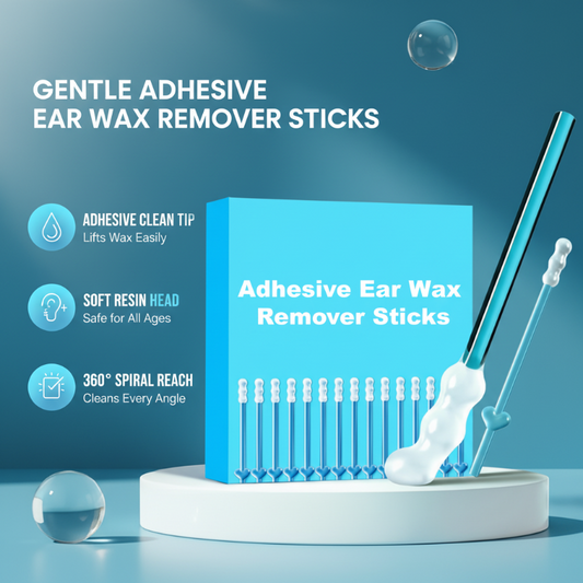 👂🌟 Ohrschmalz-Entferner Stäbchen mit Silikon-Paddel – sicherer als Wattestäbchen! 🌟👂 Einfach, hygienisch und wiederverwendbar. Sanft zu Kindern & empfindlichen Ohren. 👶🛡️