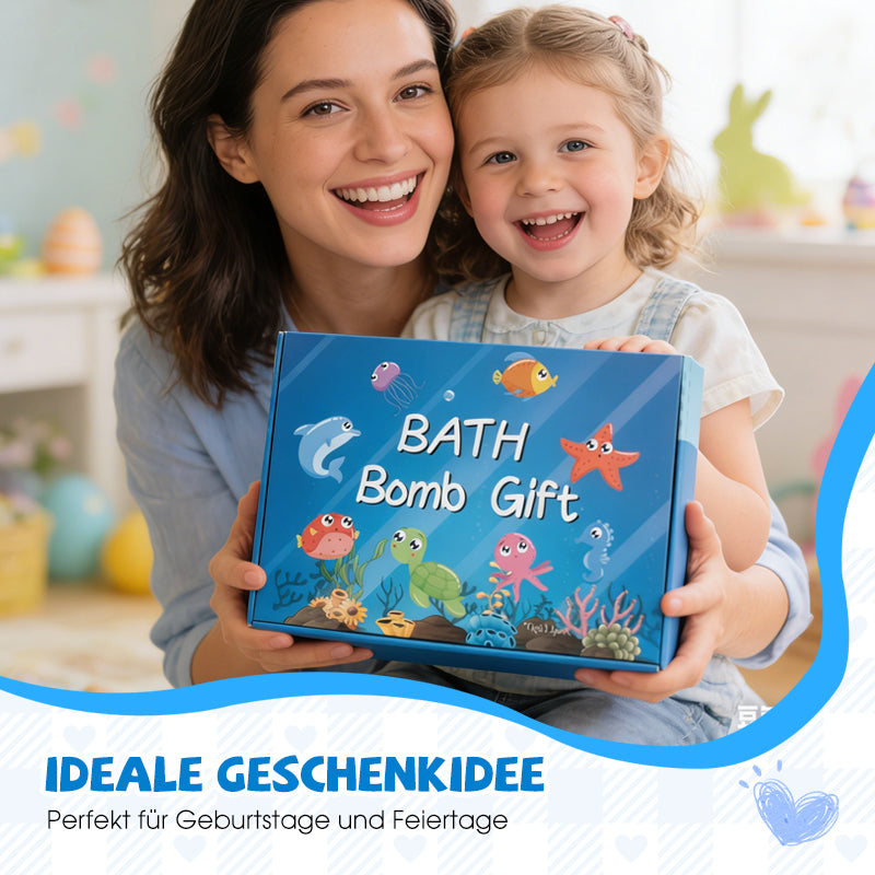 🔥HEISSER VERKAUF 50% RABATT🔥12-teiliges Badebomben-Geschenkset für Kinder
