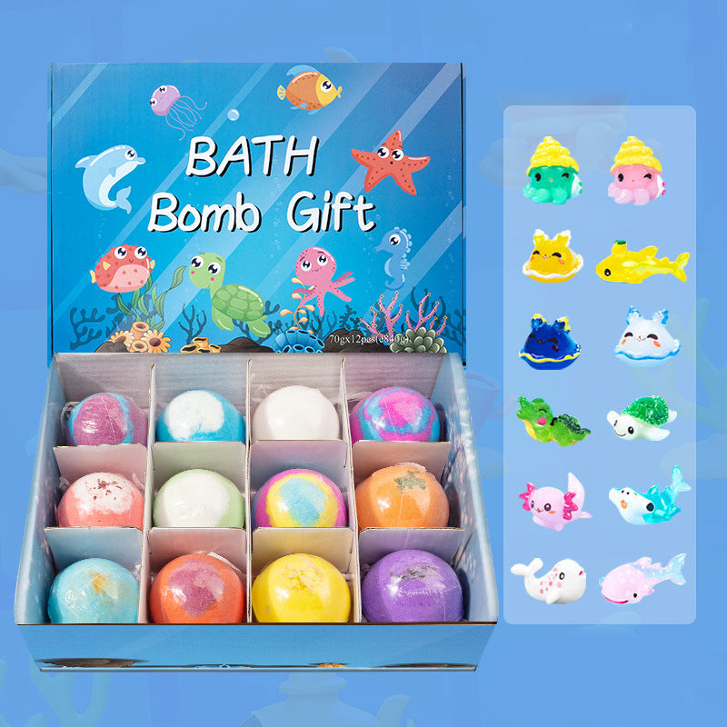 🔥HEISSER VERKAUF 50% RABATT🔥12-teiliges Badebomben-Geschenkset für Kinder