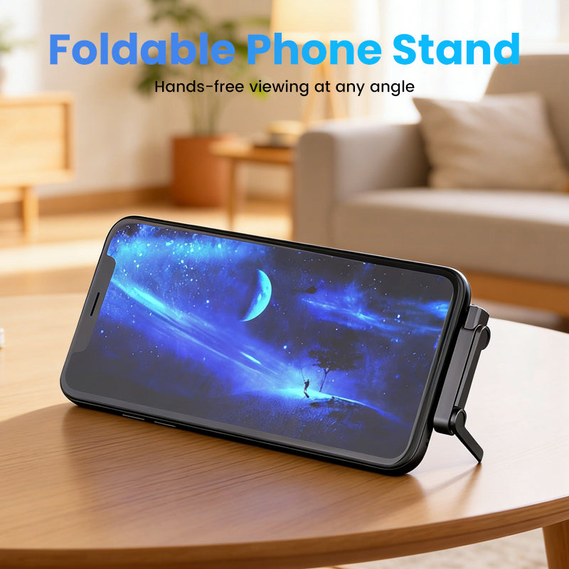 🔋 50% RABATT! ⚡ Schnellladeadapter mit um 360° schwenkbarer Handyhalterung – universell kompatibel, kompaktes Design und freihändige Nutzung 📱