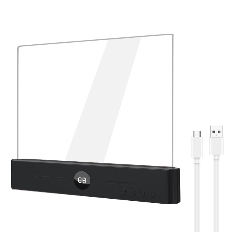 📖💡LED-Panel-Leselampe mit 3 Farben und Timer