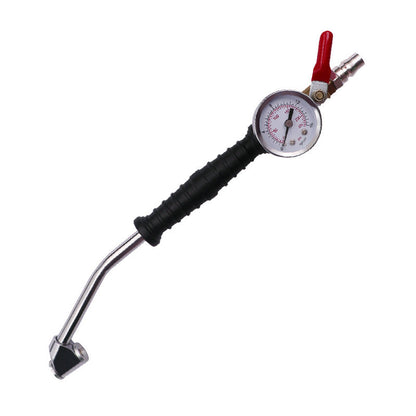 🚛🔧 Langer Reifenfüllschlauch für LKW – Mit Manometer, Gebogenem Ventilkopf, Schnellbefüllung