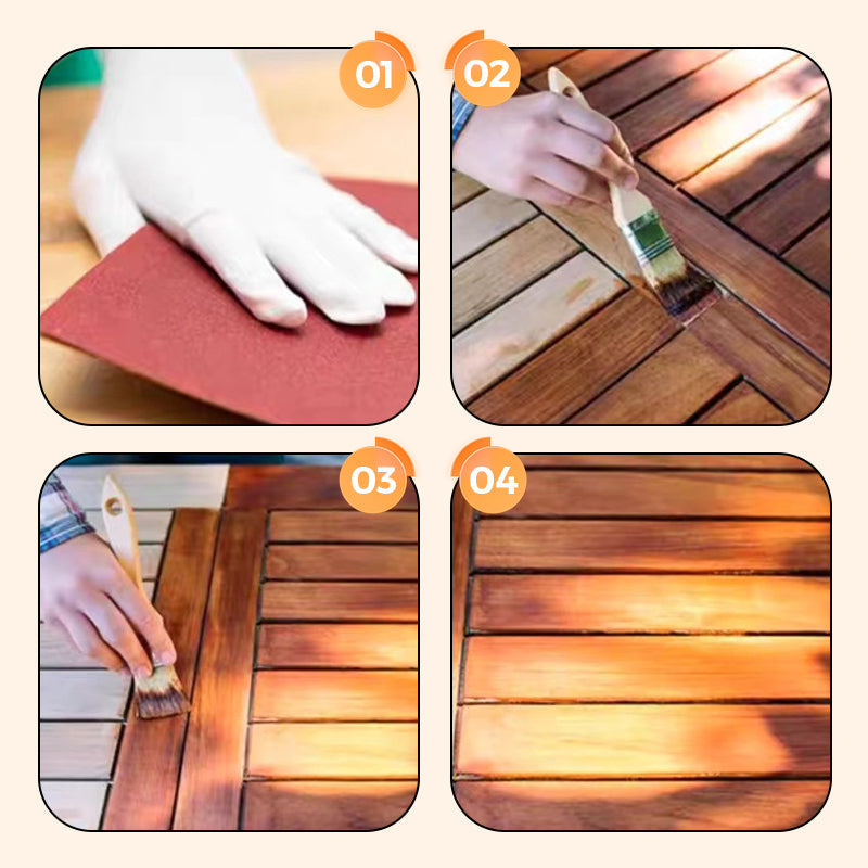 🎨 🌿Wasserfeste, antikorrosive Holzfarbe - Schutz, Renovierung, Farbwechsel