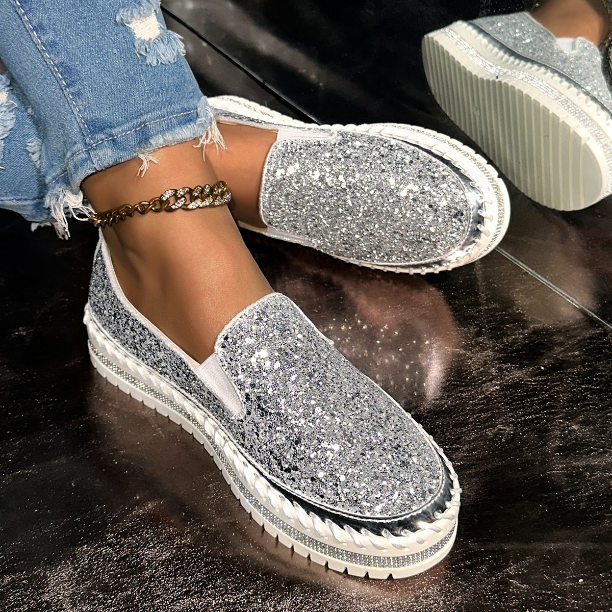 🩷Damen lässige bequeme Schlupfschuhe