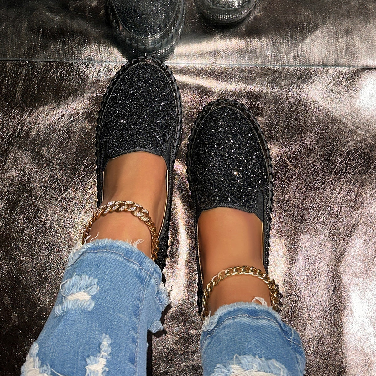 🩷Damen lässige bequeme Schlupfschuhe
