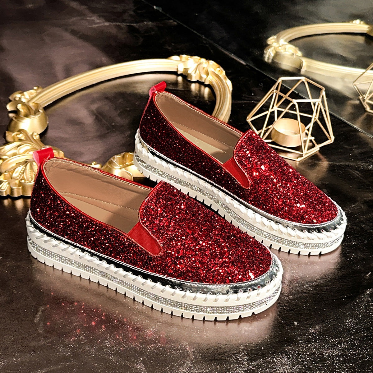 🩷Damen lässige bequeme Schlupfschuhe
