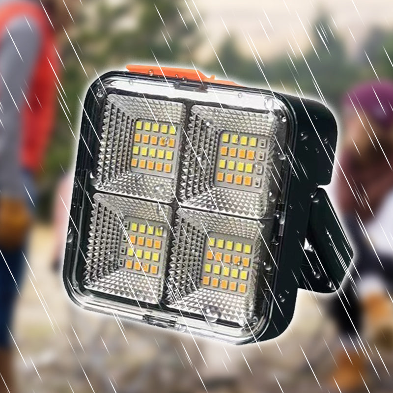 💡Tragbare Solar-Arbeitsleuchte mit 4 Beleuchtungsmodi
