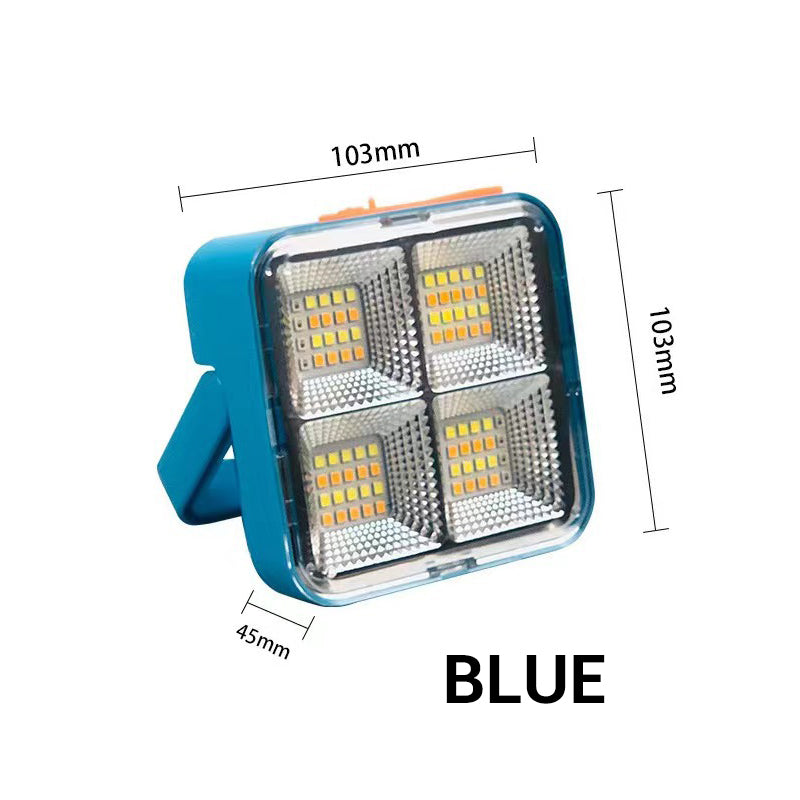 💡Tragbare Solar-Arbeitsleuchte mit 4 Beleuchtungsmodi