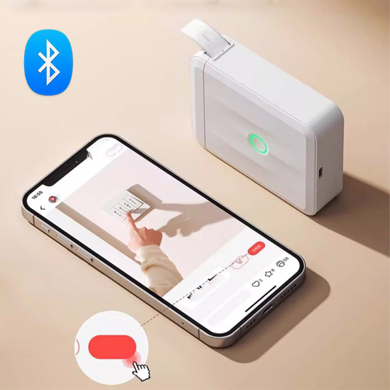 ✨Mini tragbarer Bluetooth-Etikettendrucker