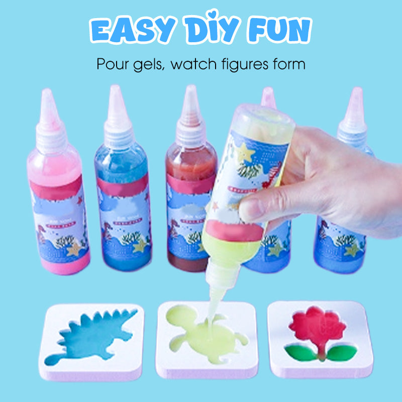 🎁🐟DIY 3D-Zauberwasserperlen-Set für Kinder – Kreatives Modelliergel