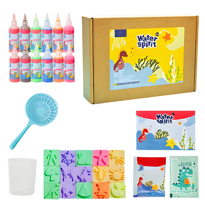 🎁🐟DIY 3D-Zauberwasserperlen-Set für Kinder – Kreatives Modelliergel
