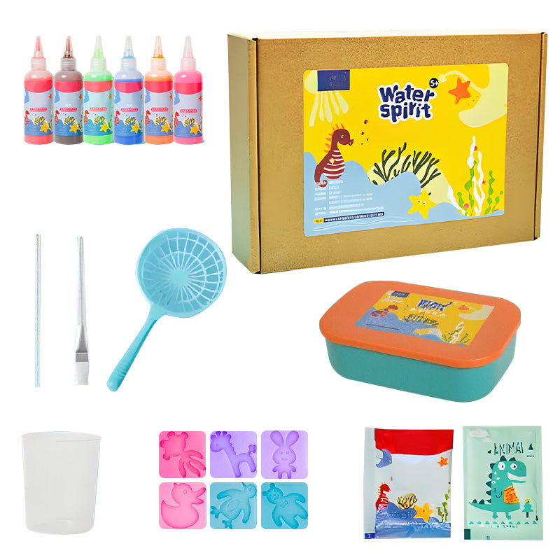 🎁🐟DIY 3D-Zauberwasserperlen-Set für Kinder – Kreatives Modelliergel