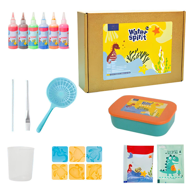 🎁🐟DIY 3D-Zauberwasserperlen-Set für Kinder – Kreatives Modelliergel