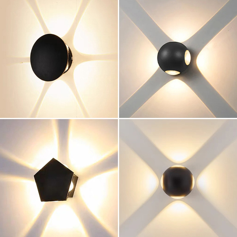 💡Moderne LED-Wandleuchte mit geometrischem Lichteffekt