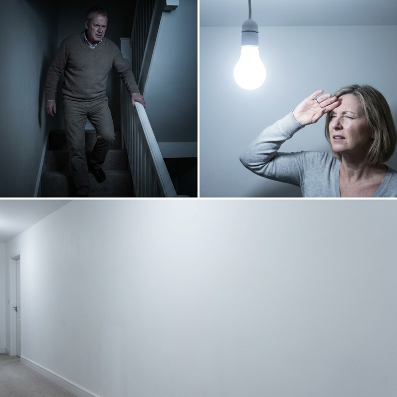💡Moderne LED-Wandleuchte mit geometrischem Lichteffekt