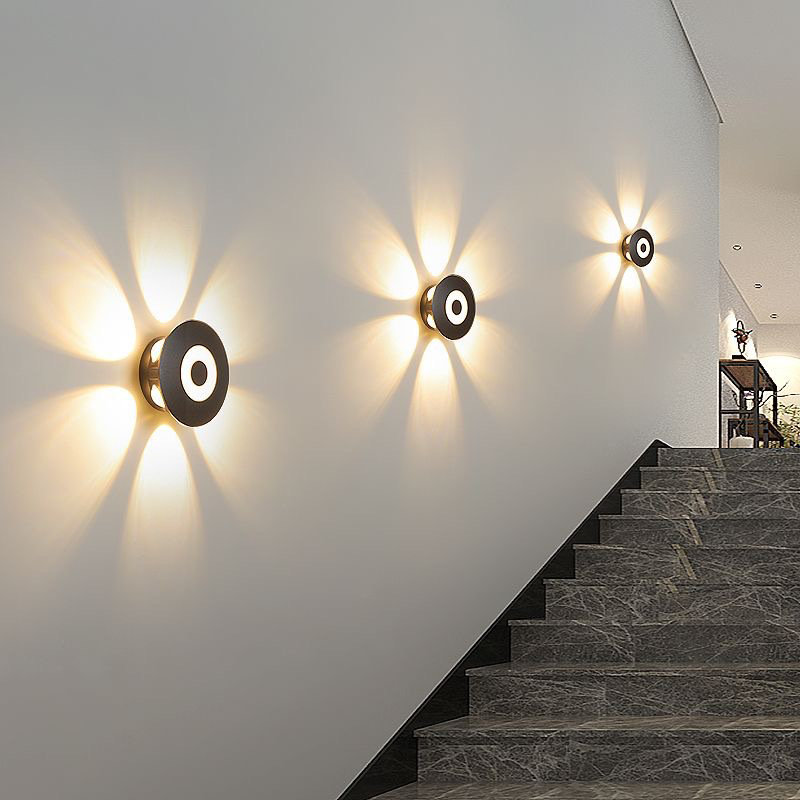 💡Moderne LED-Wandleuchte mit geometrischem Lichteffekt