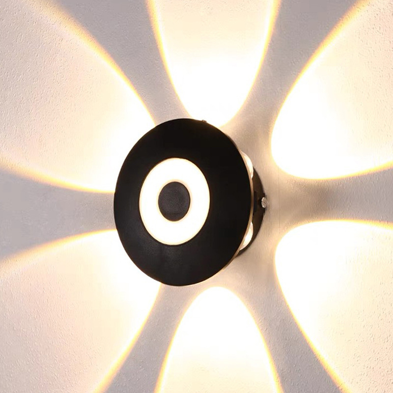 💡Moderne LED-Wandleuchte mit geometrischem Lichteffekt