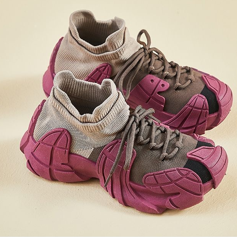 👟Lässige Strickschuhe zum Hineinschlüpfen🌿