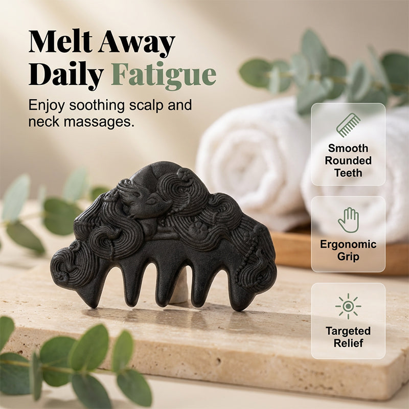 🪮🍃Traditioneller duftender Holzmassagekamm