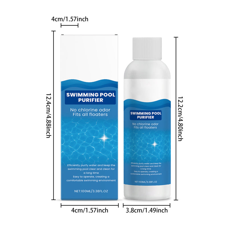 💧🌊 pH-neutraler Klarspüler – Schluss mit grünem Wasser! ✨🚀 Einfache Dosierung, kein Chlorgeruch. Für ein natürlich reines Badeerlebnis und weniger Reinigungsaufwand.