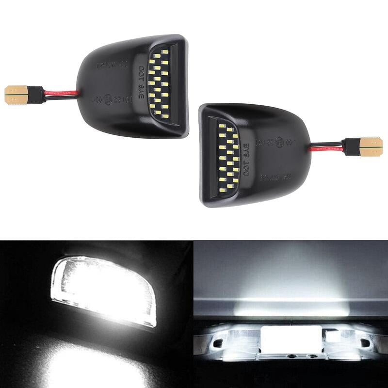 💡Universelle LED-Kennzeichenbeleuchtung--Hochglänzend und wasserdicht für mehr Fahrsicherheit.