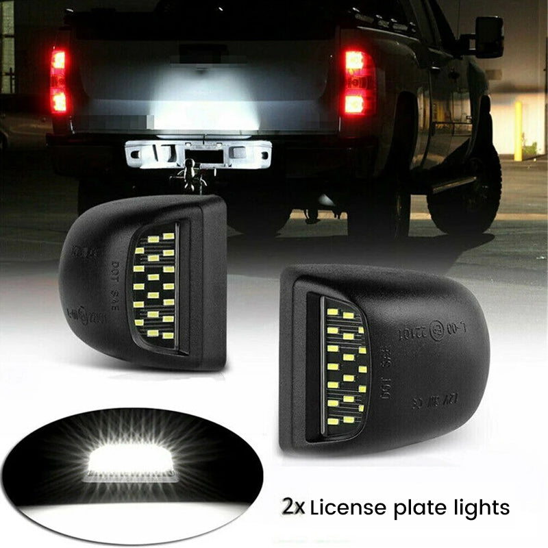 💡Universelle LED-Kennzeichenbeleuchtung--Hochglänzend und wasserdicht für mehr Fahrsicherheit.