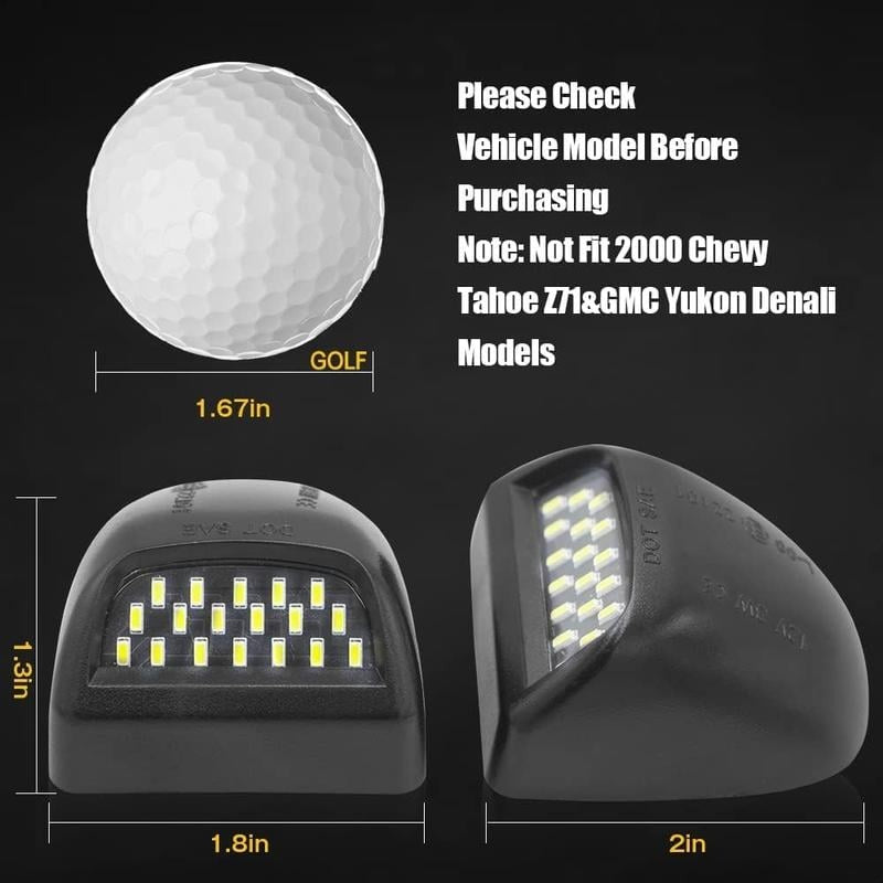 💡Universelle LED-Kennzeichenbeleuchtung--Hochglänzend und wasserdicht für mehr Fahrsicherheit.