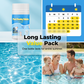 🏊‍♂️ Pool-Reinigungstabletten für kristallklares Wasser - Langsam lösend | Geruch & Flecken entfernen