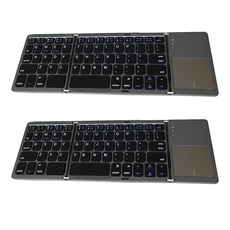 🔥Begrenzte Zeit 50% Rabatt💥Faltbare Bluetooth-Tastatur mit Touchpad--⌨️Effizientere Büroeingabe✨