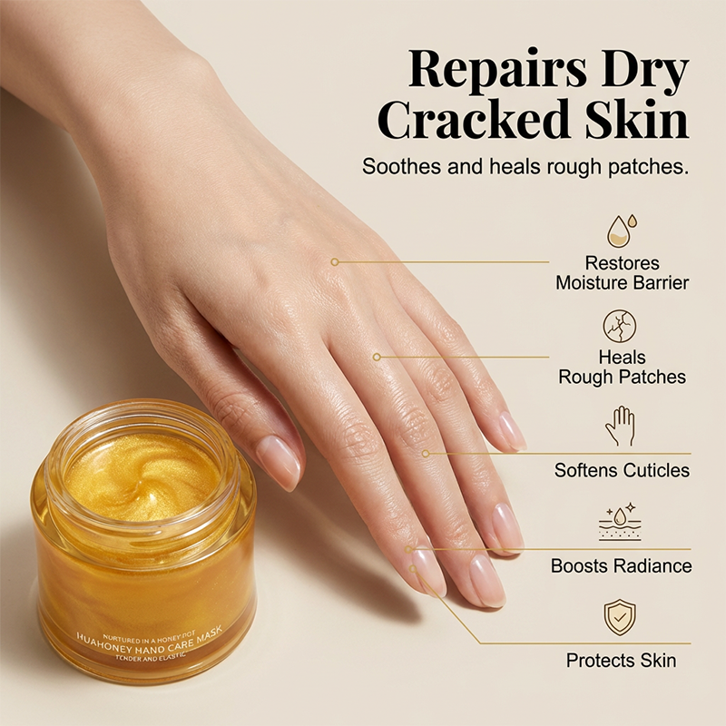 🍯Feuchtigkeitsspendende und pflegende Honig-Handmaske--✨Intensive Feuchtigkeitsversorgung und Reparatur