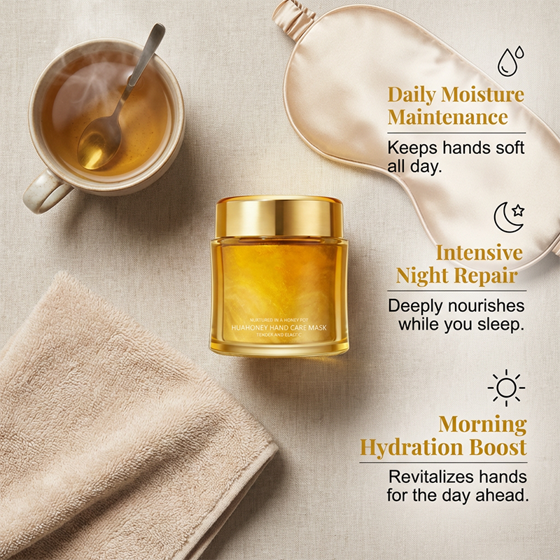 🍯Feuchtigkeitsspendende und pflegende Honig-Handmaske--✨Intensive Feuchtigkeitsversorgung und Reparatur