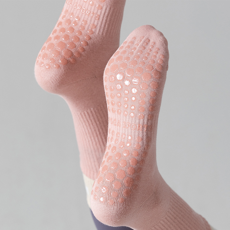 🧦Cloud-Soft Pilates Crew Grip Socken