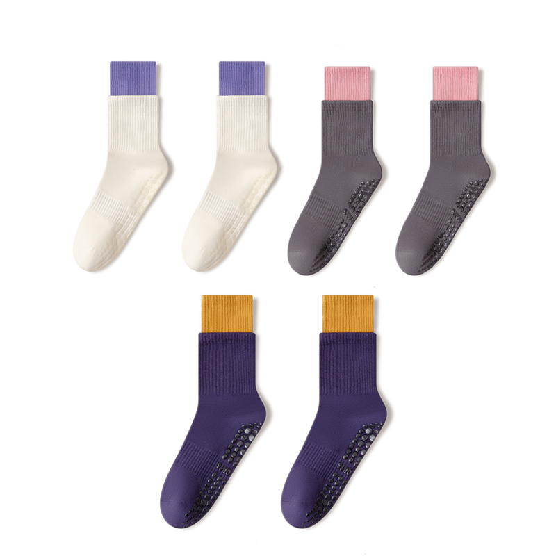 🧦Cloud-Soft Pilates Crew Grip Socken