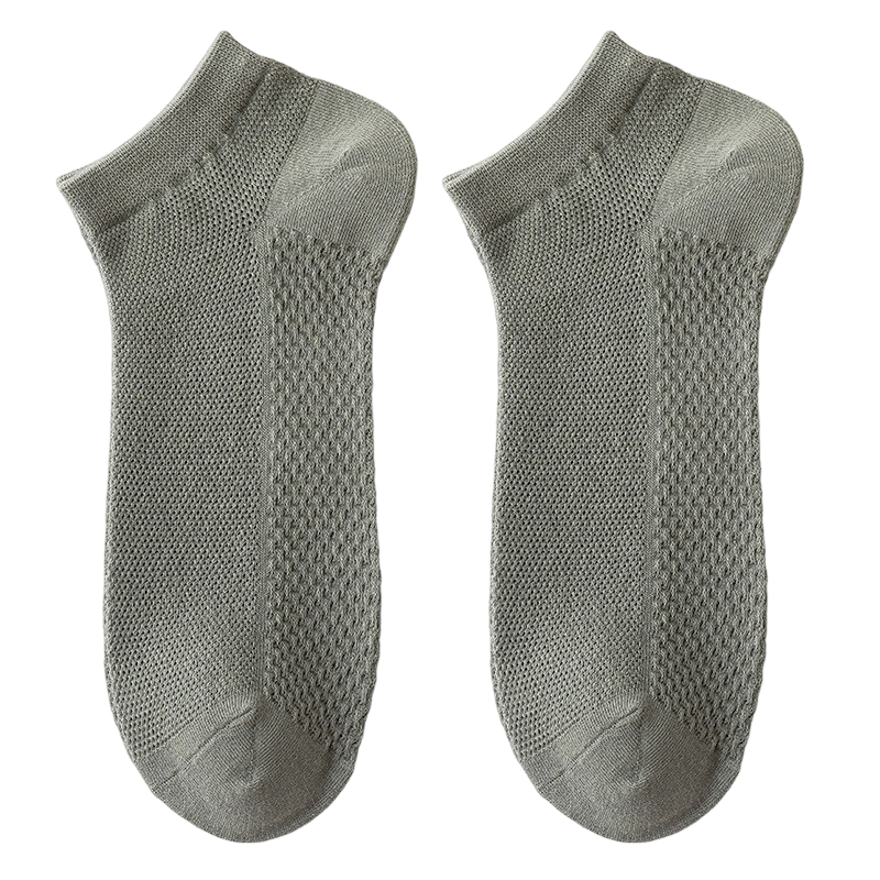 🔥50 % Rabatt 🎁Atmungsaktive, antibakterielle Herren-Knöchelsocken🍃Schweißableitend und geruchshemmend für ganztägigen Tragekomfort