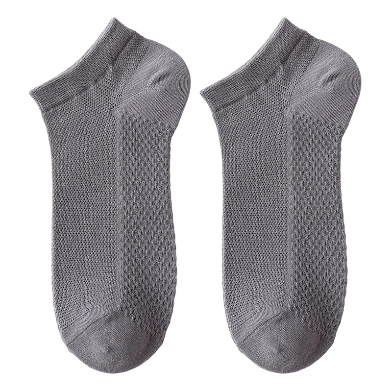 🔥50 % Rabatt 🎁Atmungsaktive, antibakterielle Herren-Knöchelsocken🍃Schweißableitend und geruchshemmend für ganztägigen Tragekomfort