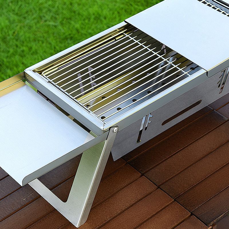 🔥🍡Grillsaison-Sonderangebot 50 % Rabatt🍢🔥Edelstahl Klappgrill für den Außenbereich🍖
