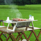 🔥🍡Grillsaison-Sonderangebot 50 % Rabatt🍢🔥Edelstahl Klappgrill für den Außenbereich🍖