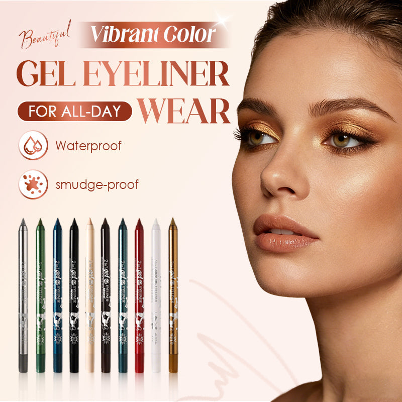 🔥Letzter Tag⏰ —  1 kaufen, 1 gratis !!🌟Gel-Eyeliner in leuchtenden Farben für den ganzen Tag
