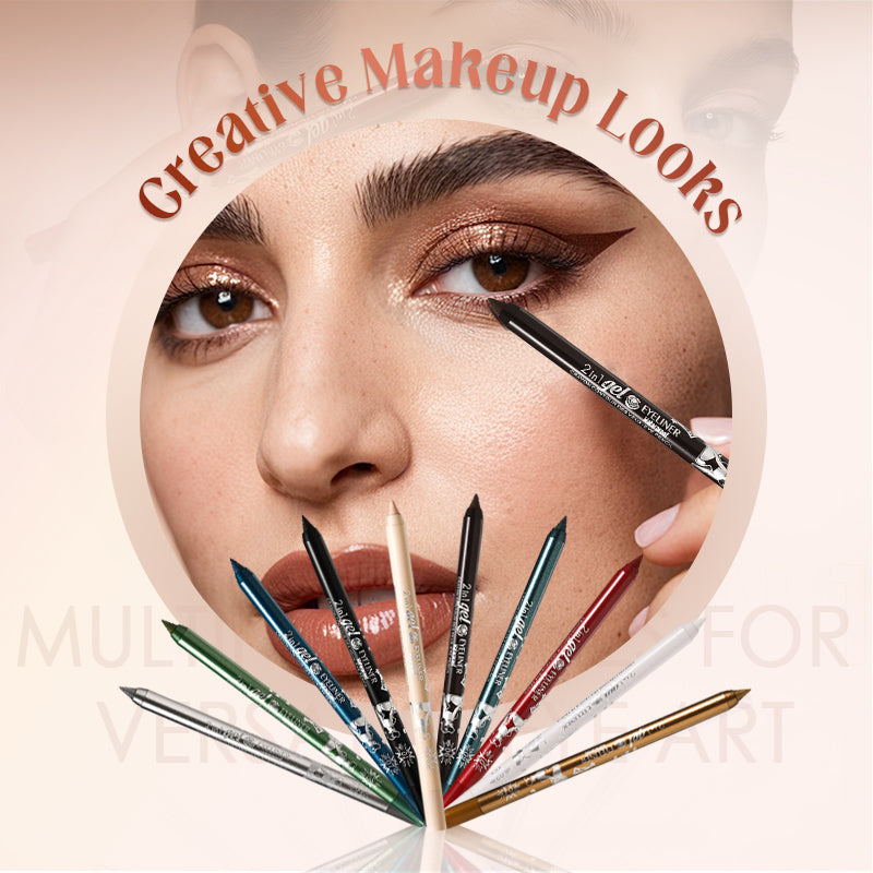 🔥Letzter Tag⏰ —  1 kaufen, 1 gratis !!🌟Gel-Eyeliner in leuchtenden Farben für den ganzen Tag