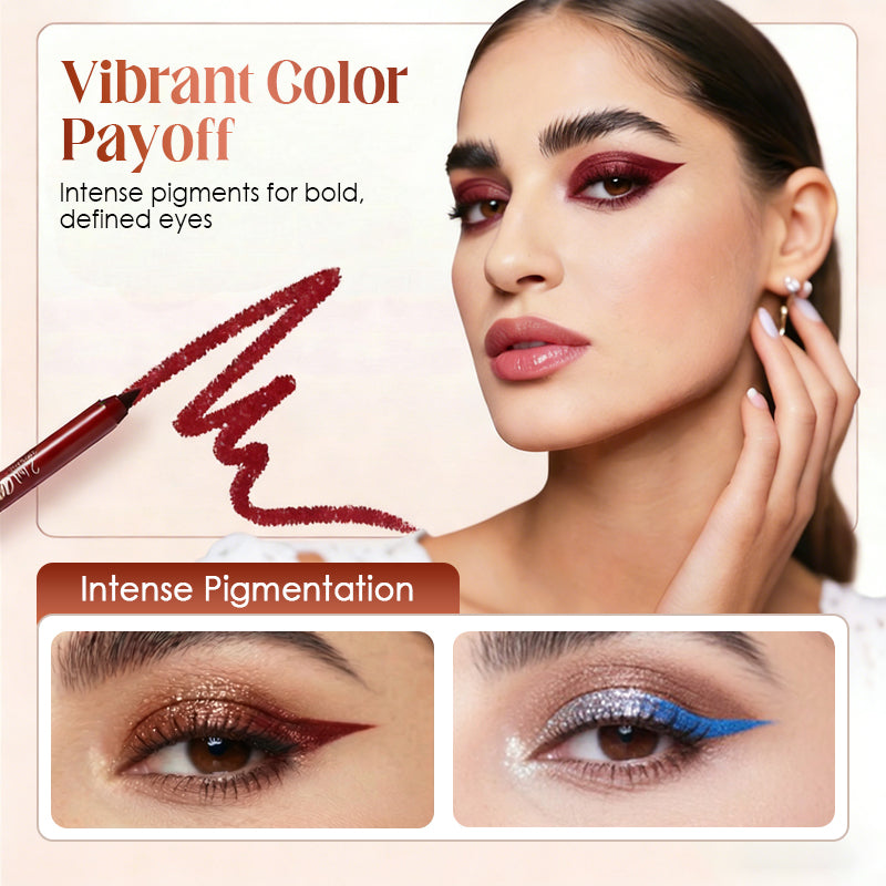 🔥Letzter Tag⏰ —  1 kaufen, 1 gratis !!🌟Gel-Eyeliner in leuchtenden Farben für den ganzen Tag