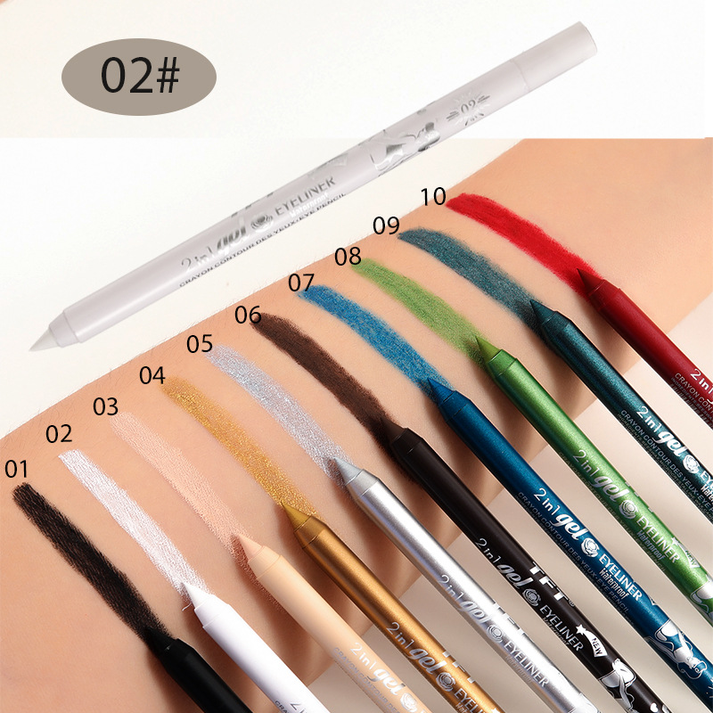 🔥Letzter Tag⏰ —  1 kaufen, 1 gratis !!🌟Gel-Eyeliner in leuchtenden Farben für den ganzen Tag