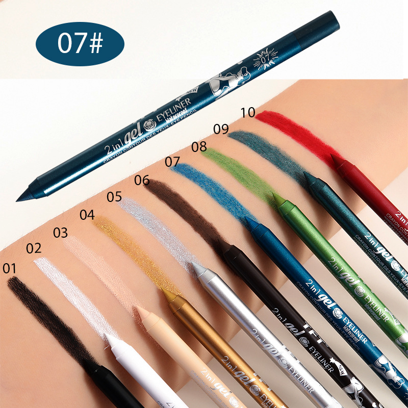 🔥Letzter Tag⏰ —  1 kaufen, 1 gratis !!🌟Gel-Eyeliner in leuchtenden Farben für den ganzen Tag