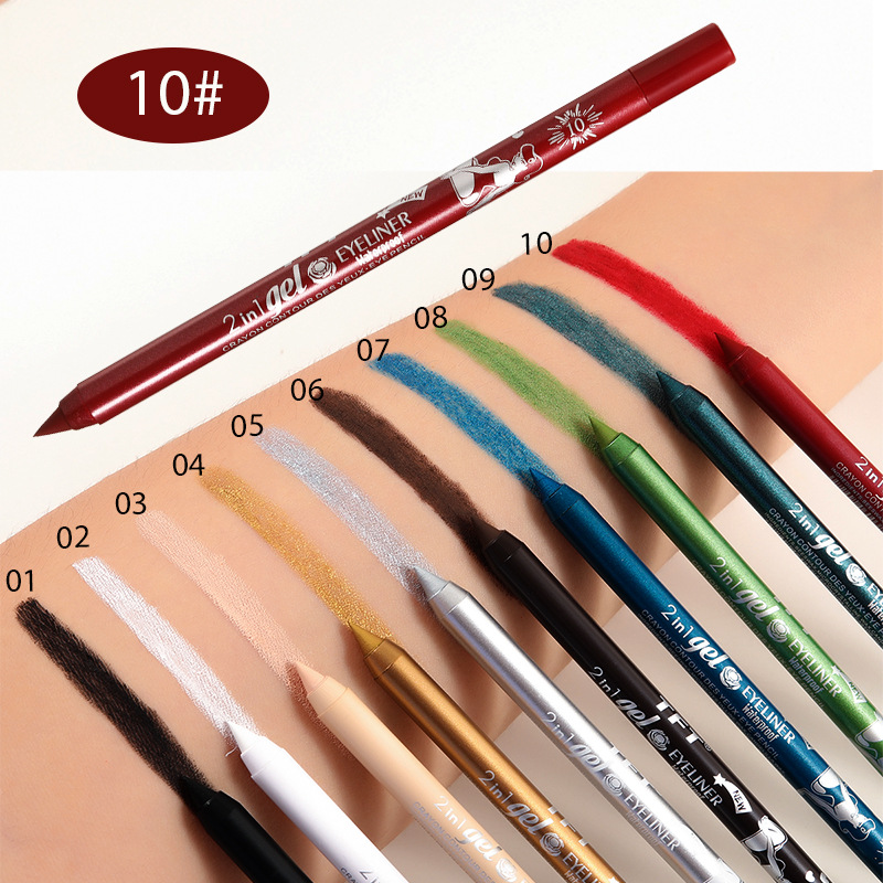 🔥Letzter Tag⏰ —  1 kaufen, 1 gratis !!🌟Gel-Eyeliner in leuchtenden Farben für den ganzen Tag