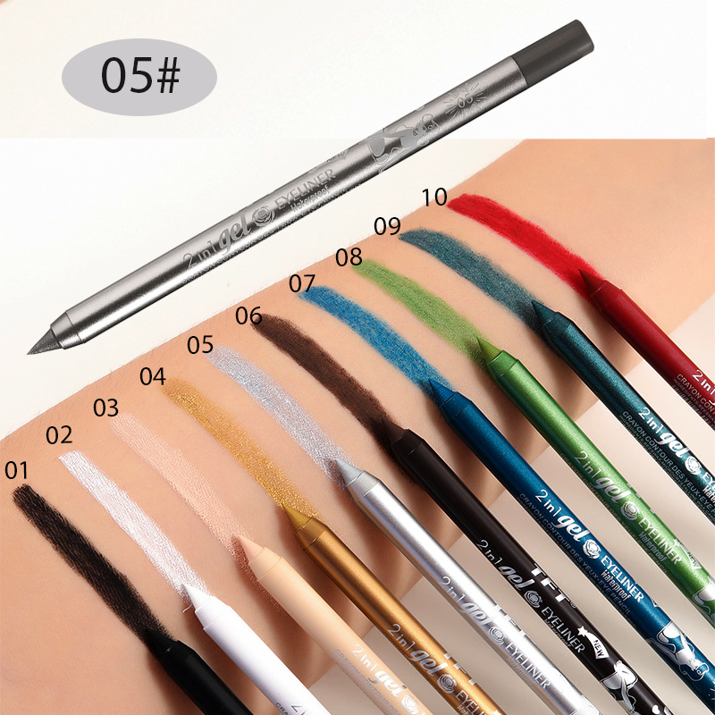 🔥Letzter Tag⏰ —  1 kaufen, 1 gratis !!🌟Gel-Eyeliner in leuchtenden Farben für den ganzen Tag