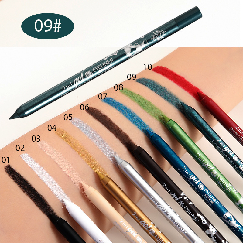 🔥Letzter Tag⏰ —  1 kaufen, 1 gratis !!🌟Gel-Eyeliner in leuchtenden Farben für den ganzen Tag