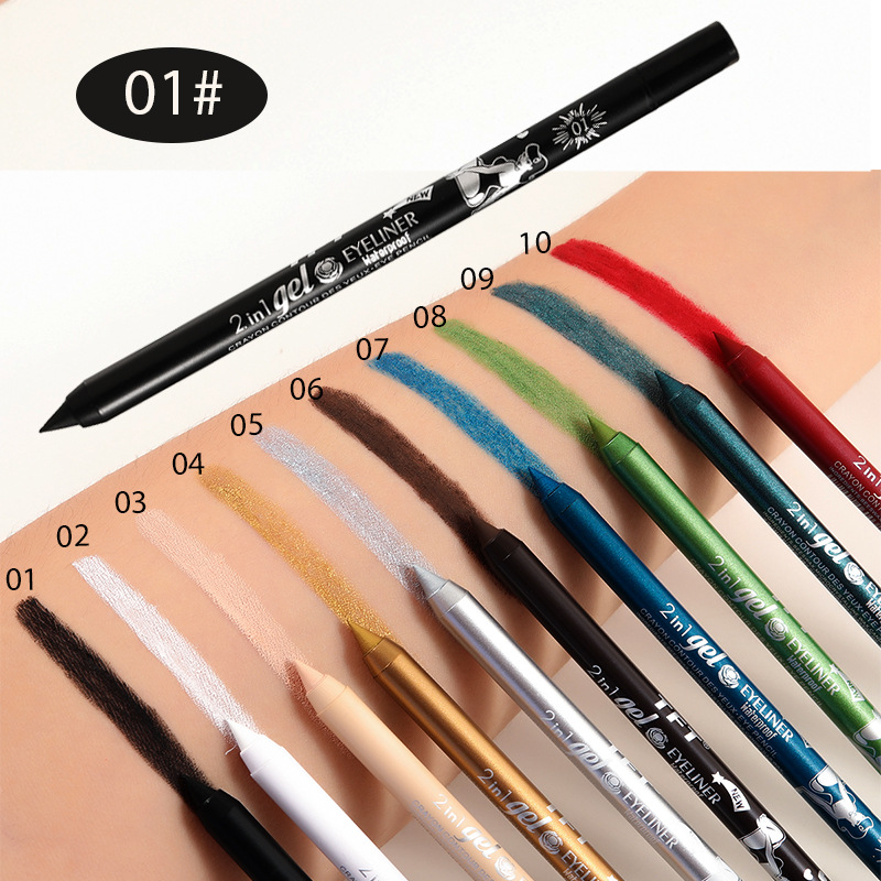 🔥Letzter Tag⏰ —  1 kaufen, 1 gratis !!🌟Gel-Eyeliner in leuchtenden Farben für den ganzen Tag