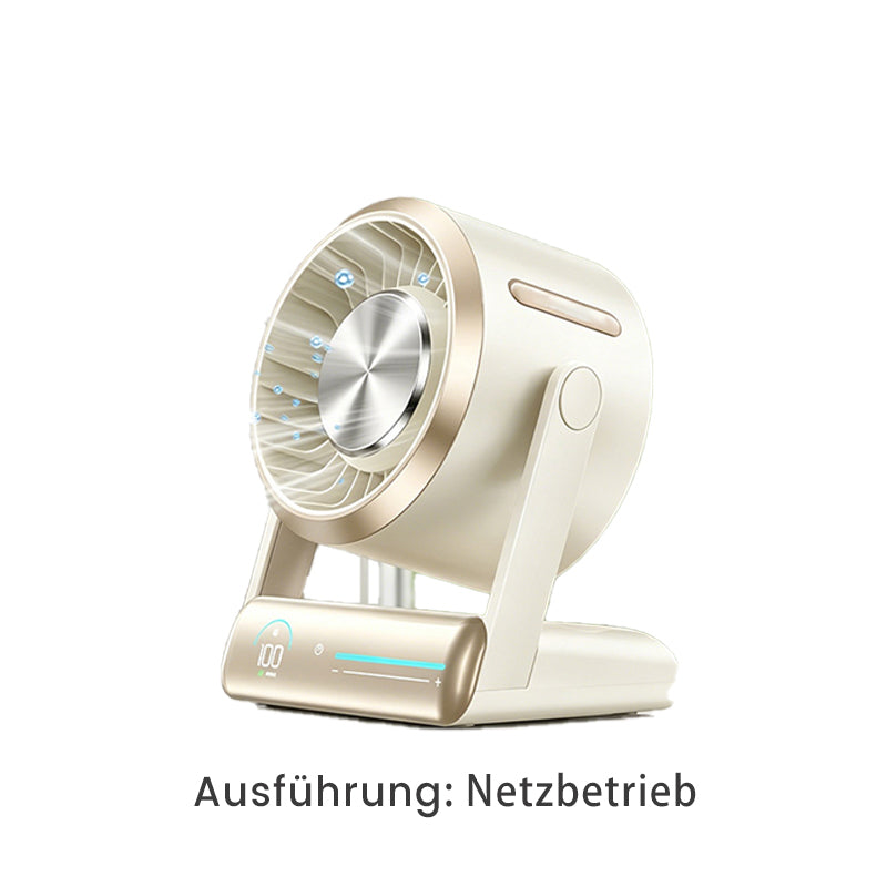 🍃Leistungsstarker Schreibtischventilator mit Negativionen