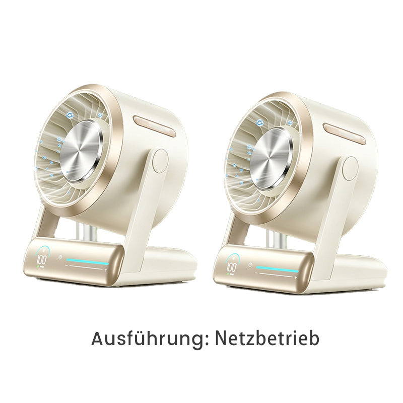 🍃Leistungsstarker Schreibtischventilator mit Negativionen
